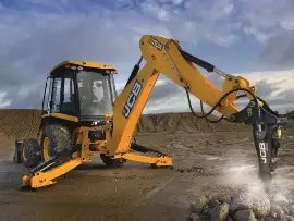 Экскаватор-погрузчик JCB 3cx с гидромолотом