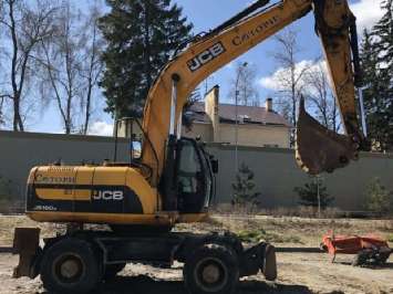 Аренда колесного экскаватора JCB 160