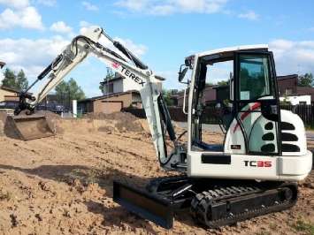 Аренда мини экскаватора Terex TC 35