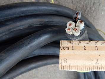 Аренда силового кабеля удлинителя КГ 4х4 (50 метров)